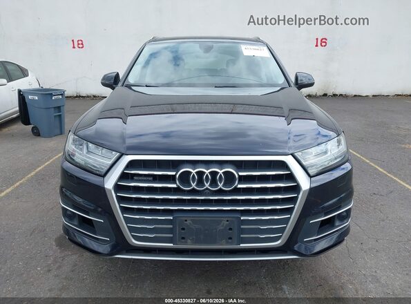 WA1LAAF76HD027786 2017 AUDI Q7 Black Вид щитка приладів
