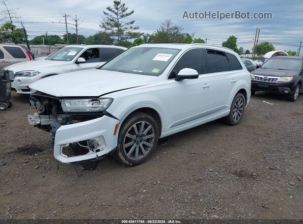WA1LAAF76KD021980 2019 AUDI Q7 White წინა მარცხენა ხედი სამი მეოთხედიდან