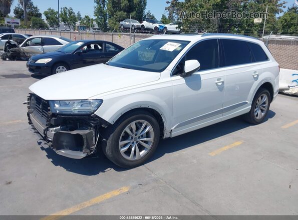 WA1LAAF76KD034843 2019 AUDI Q7 Белый Передняя левая четверть