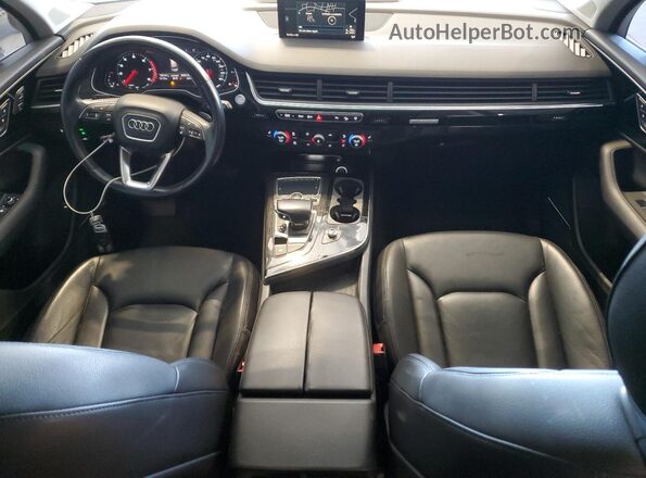 WA1LAAF77HD003481 2017 AUDI Q7 Black Dashboard view
