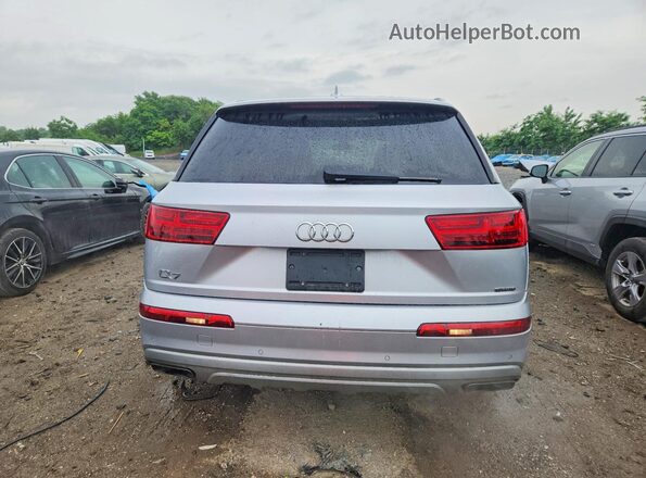 WA1LAAF77KD035046 2019 AUDI Q7 Silver Rear view