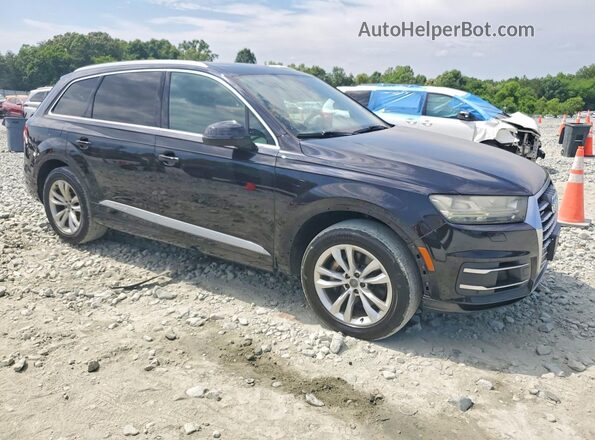 WA1LAAF78HD010097 2017 AUDI Q7 Black Przód prawy