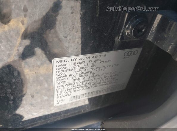 WA1LAAF78HD022444 2017 AUDI Q7 Черный 