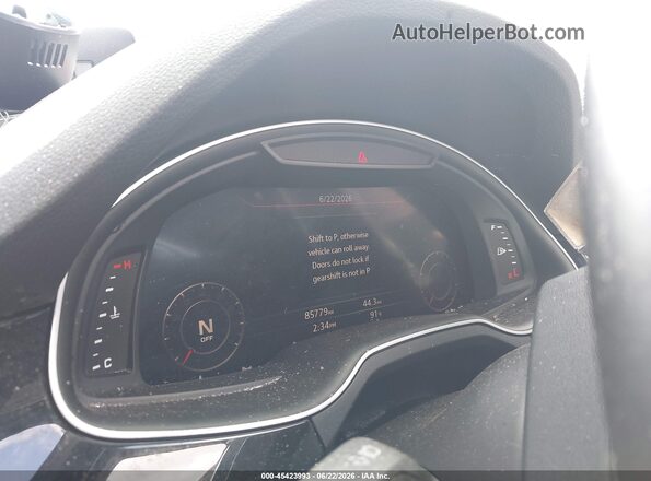 WA1LAAF78HD027420 2017 AUDI Q7 White უკანა სავარძლების ხედი