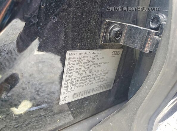WA1LAAF78JD011742 2018 AUDI Q7 Black 
