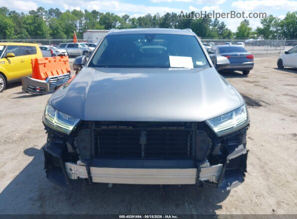 WA1LAAF78JD027701 2018 AUDI Q7 Gray წინა ხედი