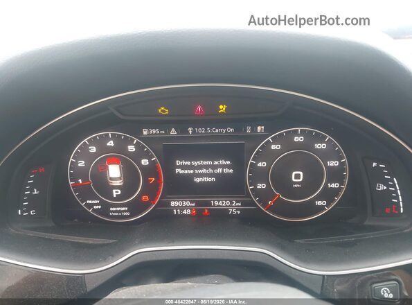 WA1LAAF78KD042152 2019 AUDI Q7 White უკანა სავარძლების ხედი