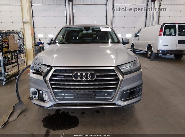 WA1LAAF79HD002896 2017 AUDI Q7 Silver Vista del cuadro de instrumentos