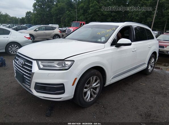 WA1LAAF79HD019438 2017 AUDI Q7 White Vista tres cuartos delantera izquierda