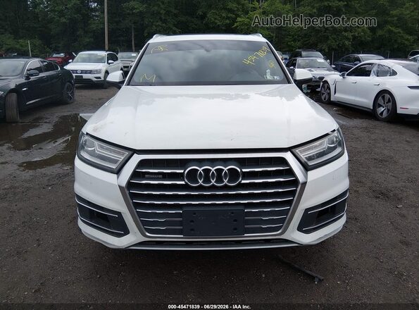 WA1LAAF79HD019438 2017 AUDI Q7 White Vista del cuadro de instrumentos