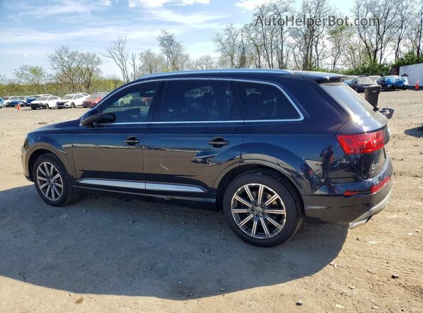 WA1LAAF79HD035106 2017 AUDI Q7 Blue Задня ліва чверть