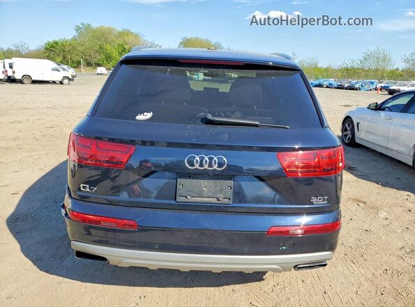 WA1LAAF79HD035106 2017 AUDI Q7 Blue Вид ззаду