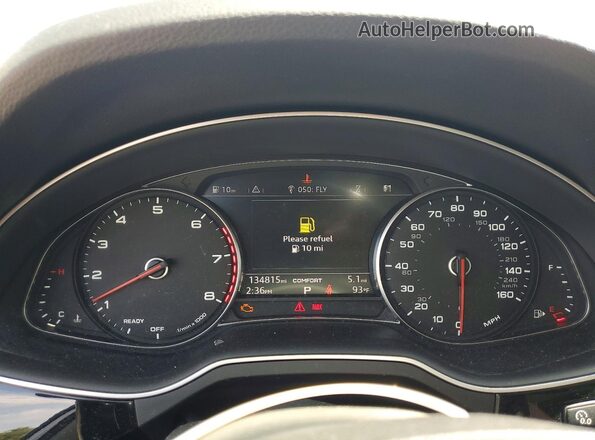 WA1LAAF7XHD001546 2017 AUDI Q7 White Vista del cuadro de instrumentos