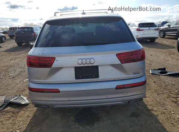 WA1LAAF7XHD021182 2017 AUDI Q7 Silver უკანა ხედი