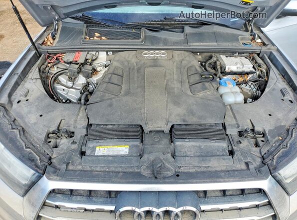 WA1LAAF7XHD021182 2017 AUDI Q7 Silver უკანა სალონის ხედი