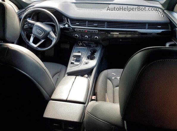 WA1LAAF7XHD021182 2017 AUDI Q7 Silver წინა პანელის ხედი