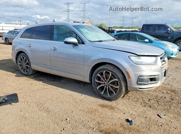 WA1LAAF7XHD021182 2017 AUDI Q7 Silver წინა მარჯვენა