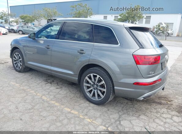 WA1LAAF7XHD021506 2017 AUDI Q7 Gray Trasero izquierdo