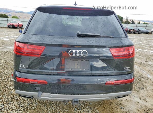 WA1LAAF7XJD017042 2018 AUDI Q7 Black Вид ззаду