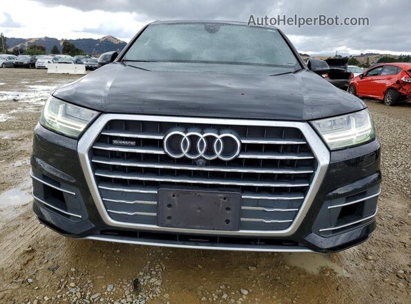WA1LAAF7XJD017042 2018 AUDI Q7 Black Вид спереду