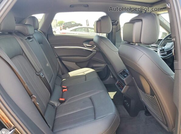 WA1LAAGE6NB009910 2022 AUDI E-TRON Black Widok tylnych siedzeń