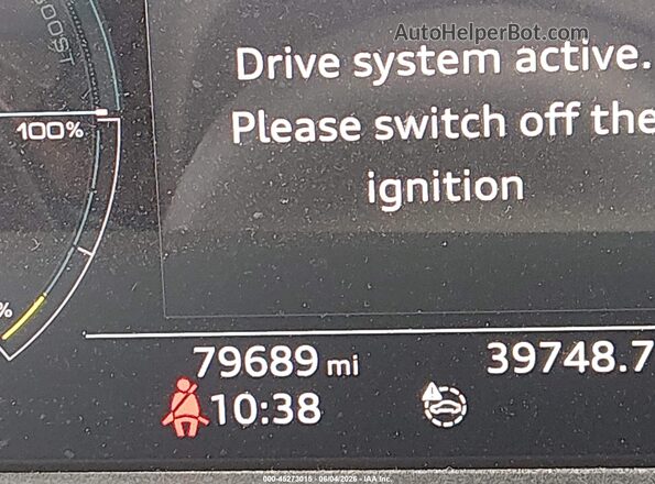 WA1LAAGE8KB024050 2019 AUDI E-TRON Белый 