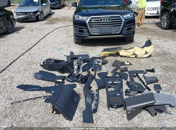 WA1LABF71HD029550 2017 AUDI Q7 Black Вид щитка приладів