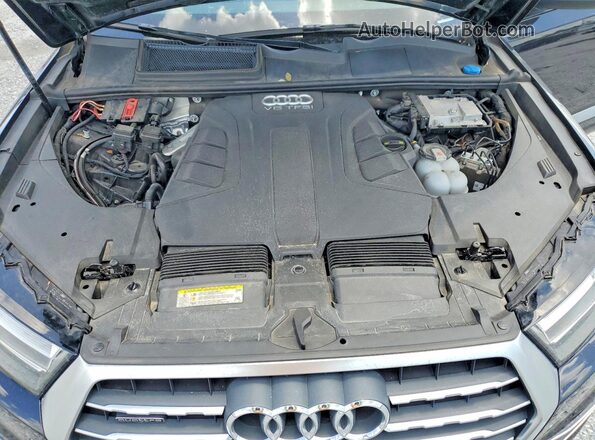 WA1LABF73JD012108 2018 AUDI Q7 Black ძრავის განყოფილების ხედი