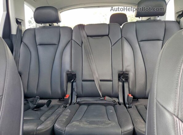 WA1LABF73JD012108 2018 AUDI Q7 Black უკანა სავარძლების ხედი