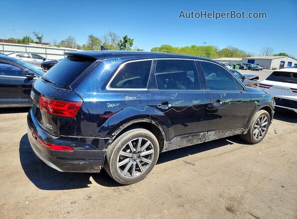 WA1LABF78HD007724 2017 AUDI Q7 Black Задня права чверть