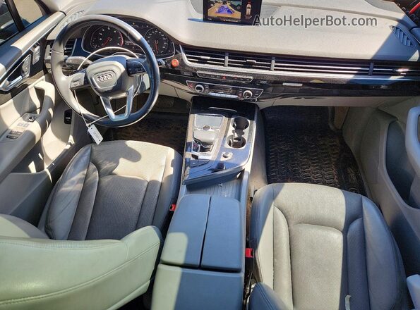 WA1LABF78HD007724 2017 AUDI Q7 Black Вид панелі приладів