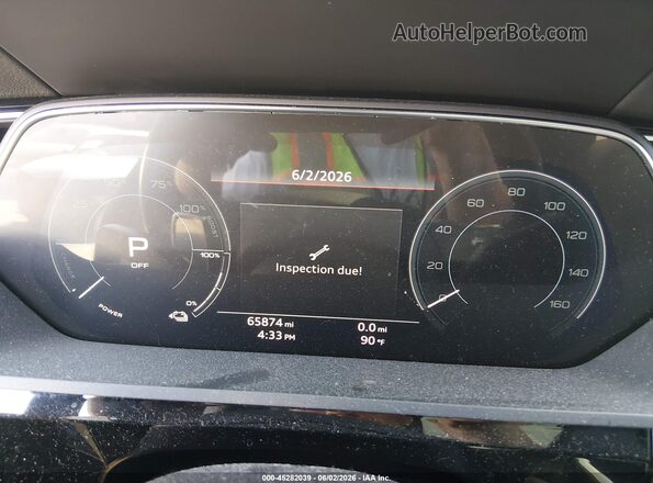 WA1LABGE5KB021273 2019 AUDI E-TRON Silver Widok tylnych siedzeń
