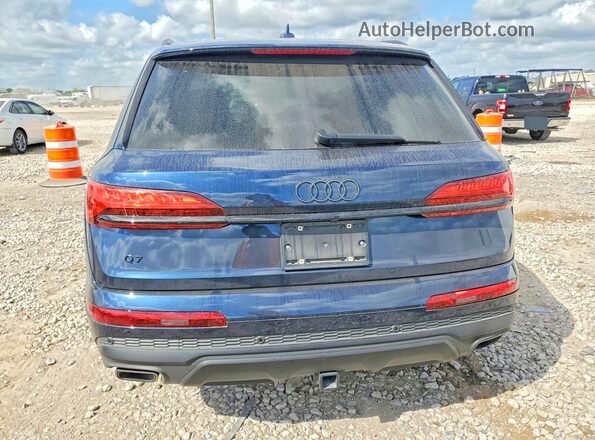 WA1LCBF77SD007490 2025 AUDI Q7 Blue Հետևի տեսք