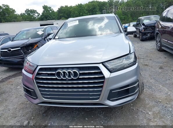 WA1LHAF70HD045339 2017 AUDI Q7 Silver Widok zestawu wskaźników