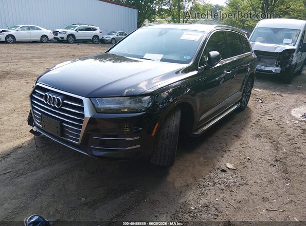 WA1LHAF70KD027415 2019 AUDI Q7 Black Przód lewy