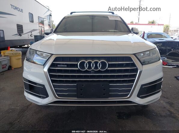 WA1LHAF70KD030721 2019 AUDI Q7 White Instrument cluster view