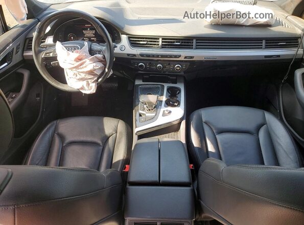 WA1LHAF71KD037516 2019 AUDI Q7 Black Widok deski rozdzielczej