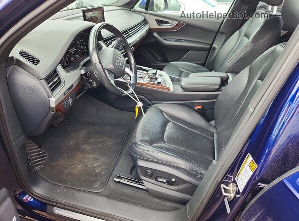 WA1LHAF73KD047898 2019 AUDI Q7 Blue Սալոնի դիմացի տեսք