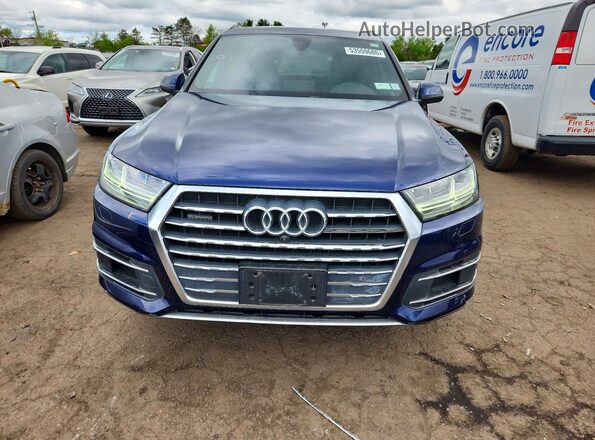 WA1LHAF73KD047898 2019 AUDI Q7 Blue Դիմացի տեսք
