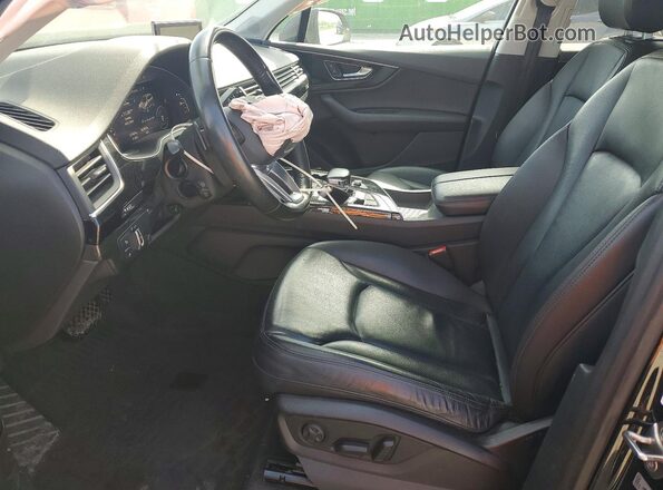 WA1LHAF74HD039060 2017 AUDI Q7 Black Widok wnętrza z przodu