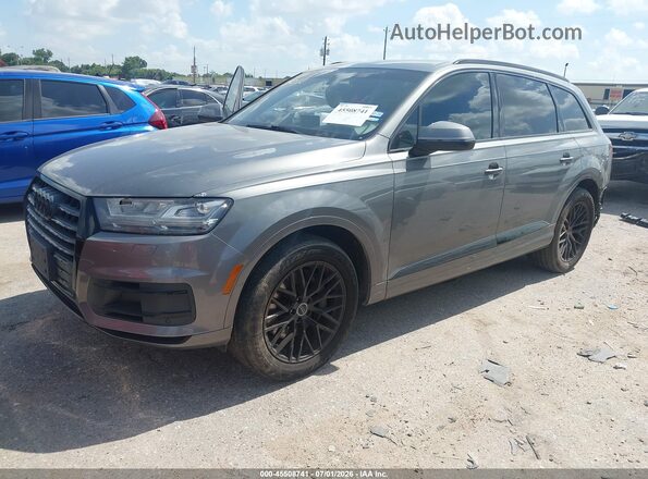 WA1LHAF74HD044761 2017 AUDI Q7 Gray წინა მარცხენა ხედი სამი მეოთხედიდან