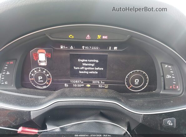 WA1LHAF74HD044761 2017 AUDI Q7 Gray უკანა სავარძლების ხედი