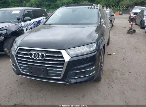 WA1LHAF74KD037638 2019 AUDI Q7 Black Առջևի ձախ երեք քառորդ տեսարան