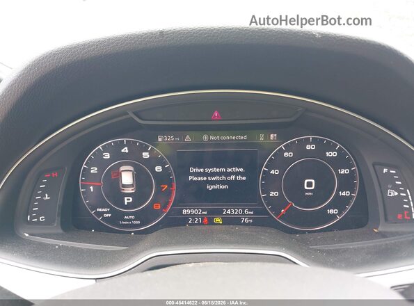 WA1LHAF74KD037638 2019 AUDI Q7 Black Հետևի նստատեղերի տեսք