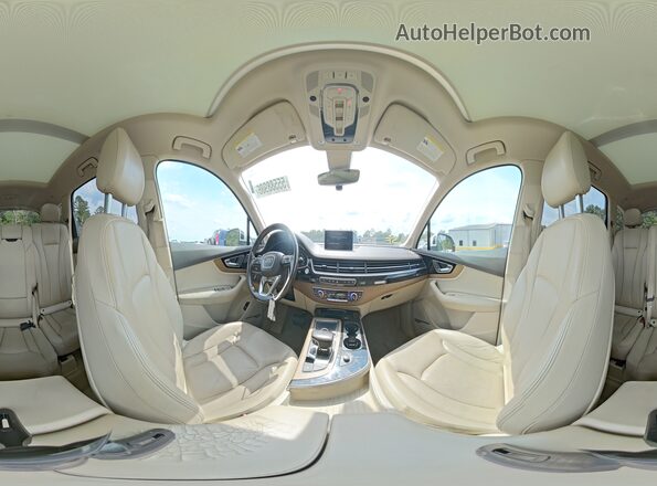 WA1LHAF76HD043255 2017 AUDI Q7 White Панорамний вид салону 360°