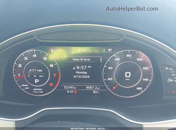WA1LHAF76JD054469 2018 AUDI Q7 Gray Вид задніх сидінь