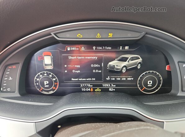 WA1LHAF76KD033560 2019 AUDI Q7 Gray 