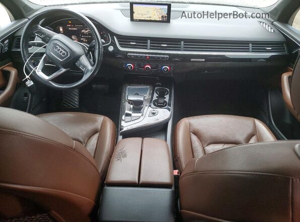 WA1LHAF79HD056419 2017 AUDI Q7 Черный Вид панели приборов