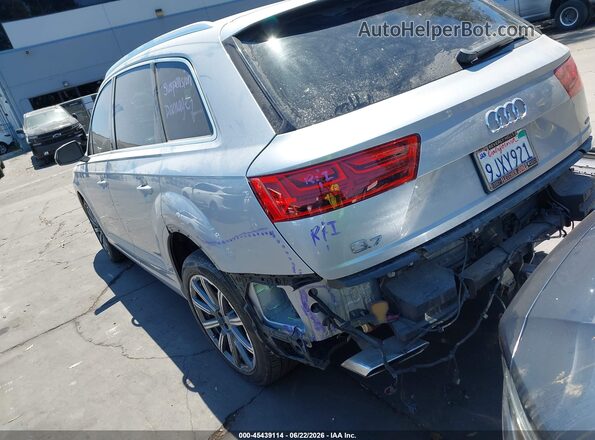 WA1LHAF79JD001751 2018 AUDI Q7 Silver Trasero izquierdo