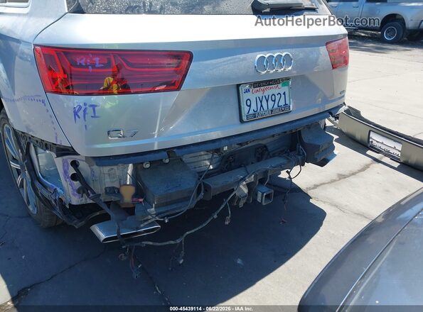 WA1LHAF79JD001751 2018 AUDI Q7 Silver Vista frontal